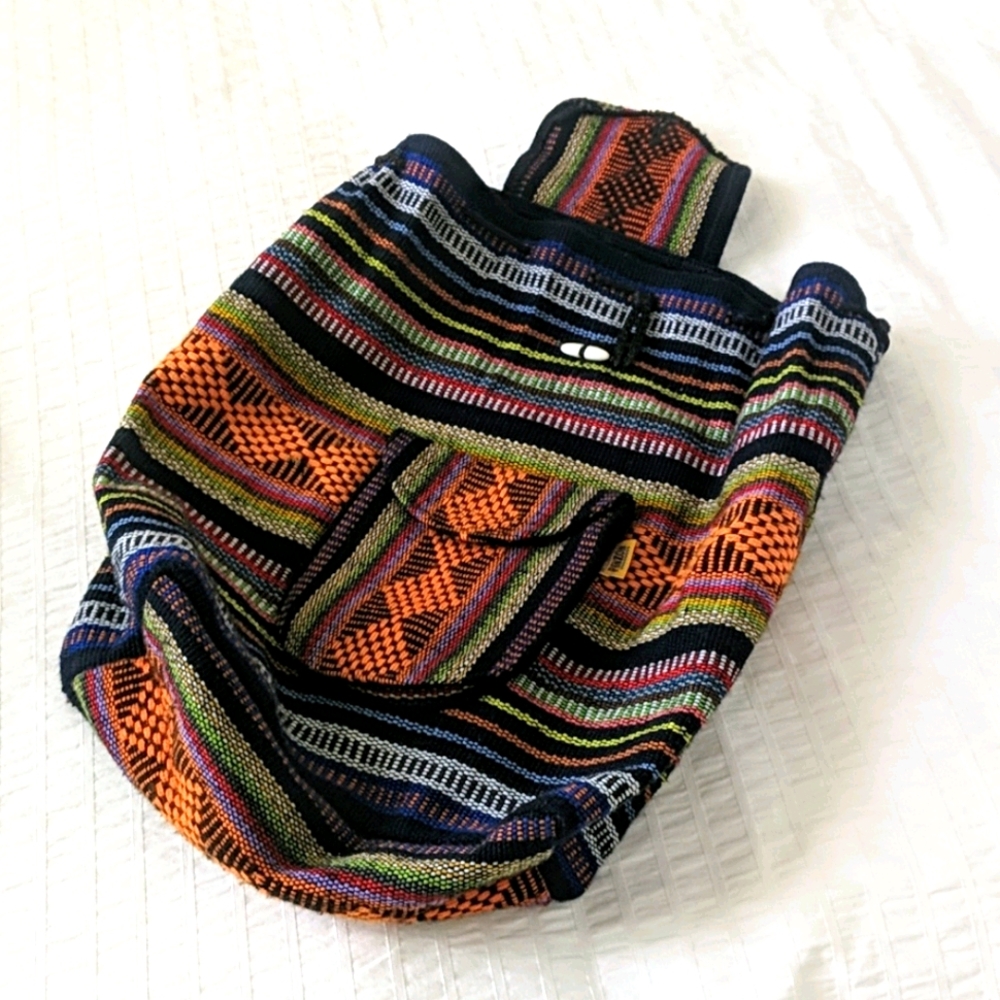 Hand woven Artesian bag knapsack